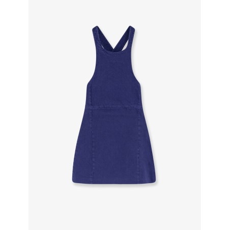 Short denim dress