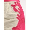 Linen and viscose blend trousers
