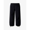 Nylon trousers with front logo patch