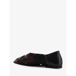 Ponyskin ballerinas