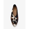 Ponyskin ballerinas