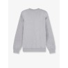 Cotton sweatshirt with front embroidered logo