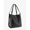 Corriere leather shoulder bag with Intrecciato pattern