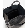 Corriere leather shoulder bag with Intrecciato pattern