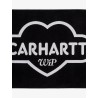 Cotton beach towel with front logo print