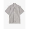 Level cotton blend shirt with striped pattern