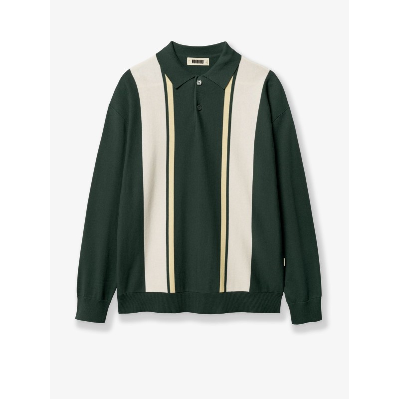 WBdom Grand Polo cotton polo shirt with striped pattern