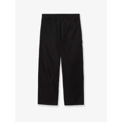 Postal Single Knee cotton blend trousers