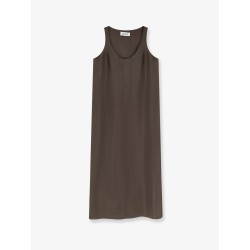 Long silk dress