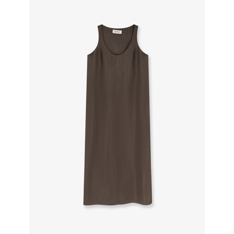 Long silk dress
