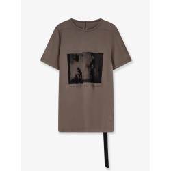 Cotton T-shirt with Level print on the front