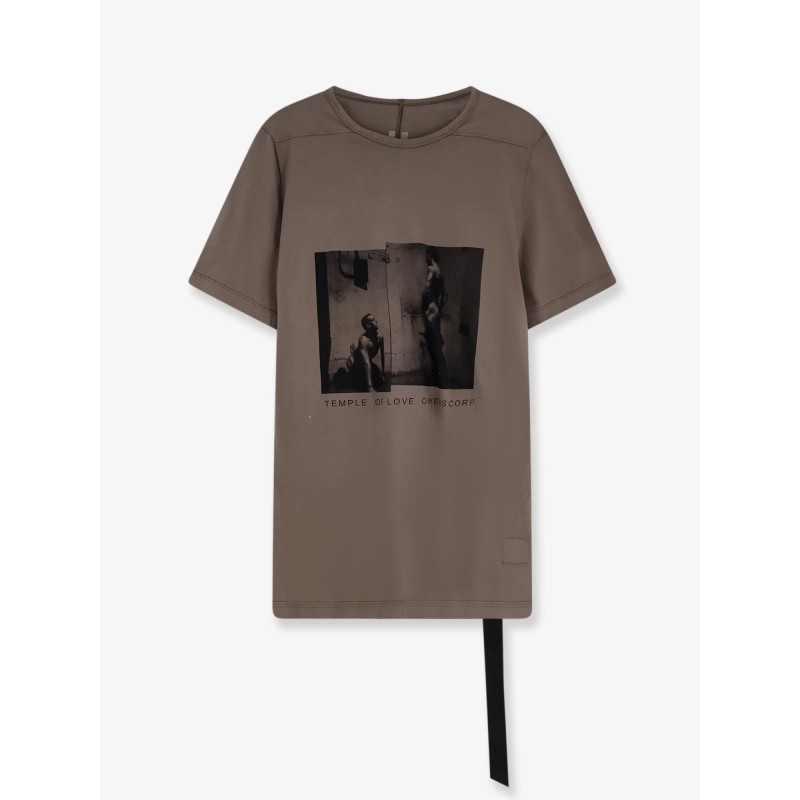 Cotton T-shirt with Level print on the front