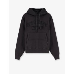 Cotton blend sweatshirt with front logo