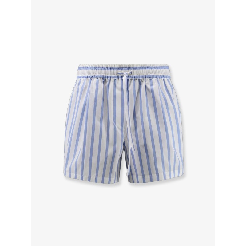Cotton and silk shorts