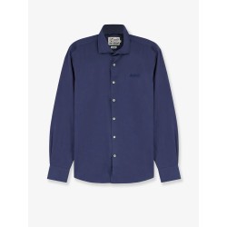 Ice cotton shirt with embroidered logo on the front