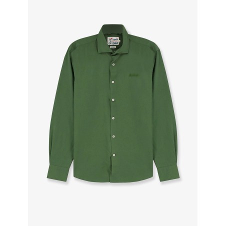 Ice cotton shirt with embroidered logo on the front