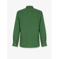 Ice cotton shirt with embroidered logo on the front