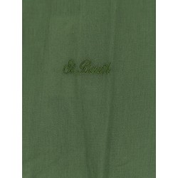 Ice cotton shirt with embroidered logo on the front