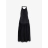 Pleated long dress