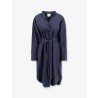 Cotton dress with belt