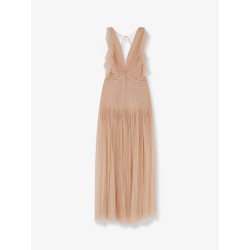 Red Carpet long dress with rhinestones detail