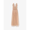 Red Carpet long dress with rhinestones detail