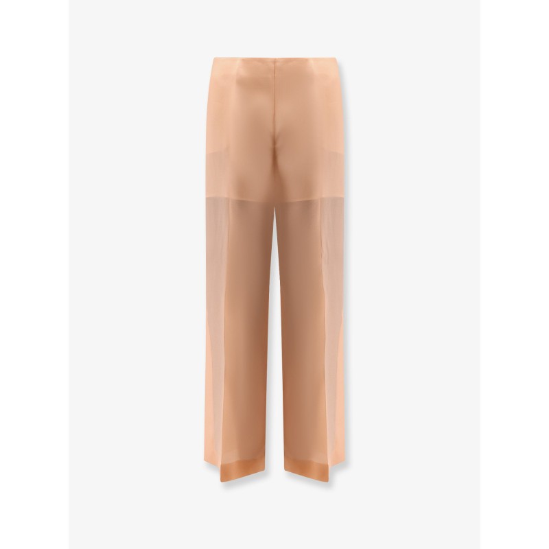 Silk trousers