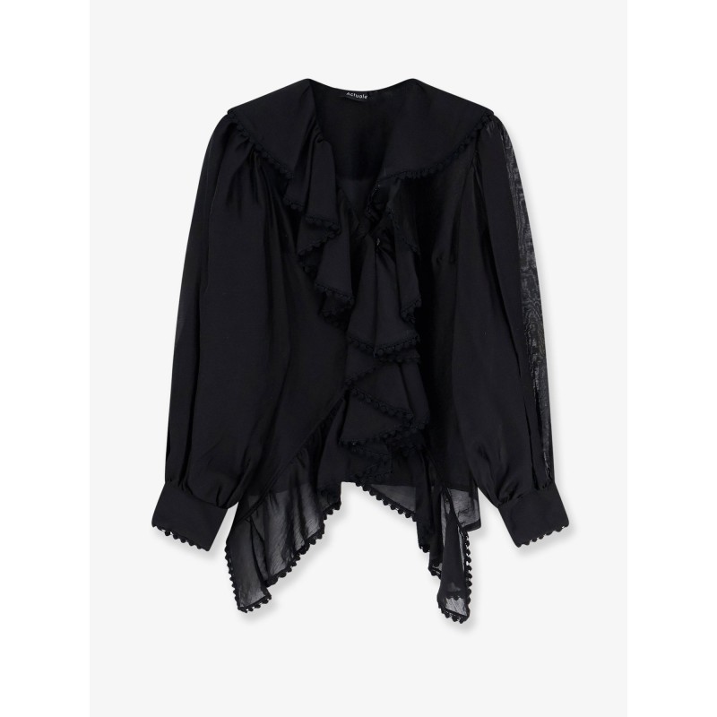 Shirt with rouches