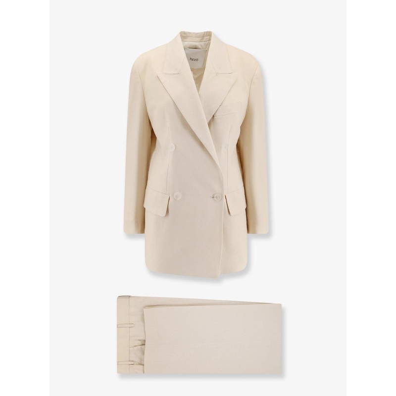 Rocchetta linen and viscose suit