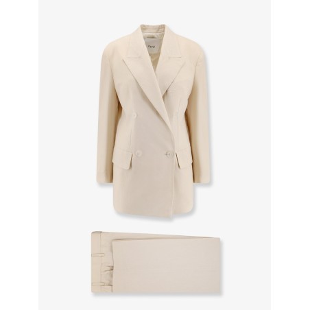 Rocchetta linen and viscose suit