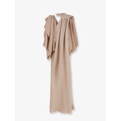 Long dress with satin band