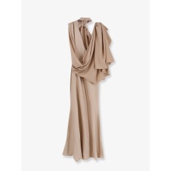 Long dress with satin band