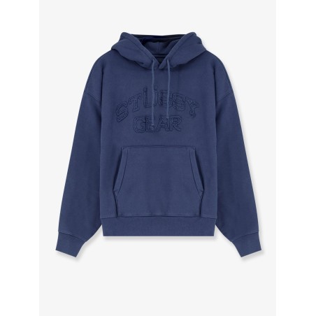 Cotton blend sweatshirt with logo on the front