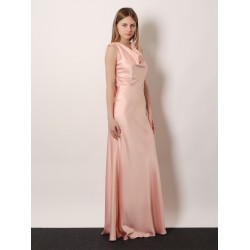 Satin long dress