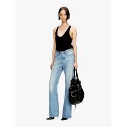 Ribbed cotton tank top