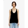 Ribbed cotton tank top