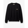 Cotton sweater with front logo print