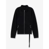 Black denim jacket