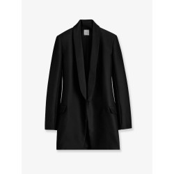 Wool and silk tuxedo blazer