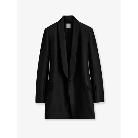 Wool and silk tuxedo blazer