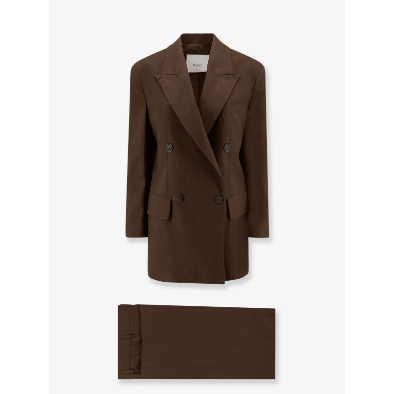 Rocchetta linen and viscose suit