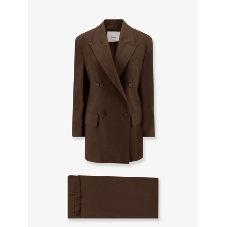 Rocchetta linen and viscose suit