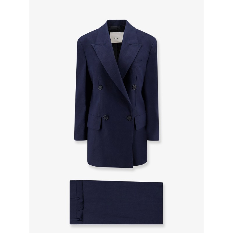 Rocchetta linen and viscose suit