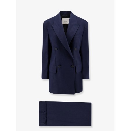Rocchetta linen and viscose suit