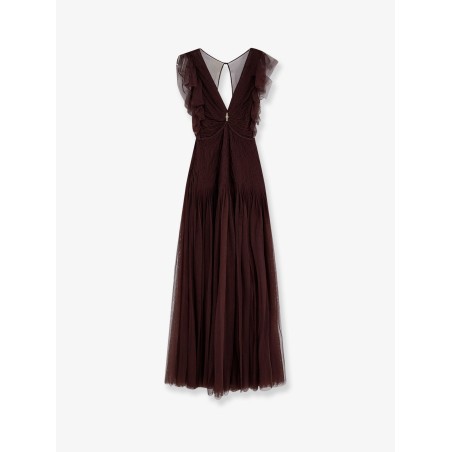 Red Carpet long dress with rhinestones detail