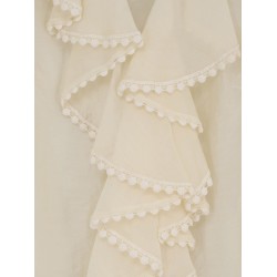 Shirt with rouches