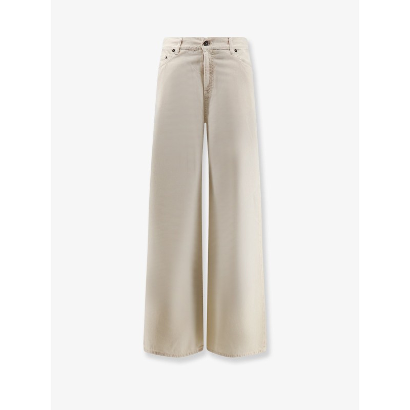 Cotton blend trousers