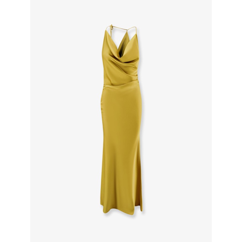 Satin long dress