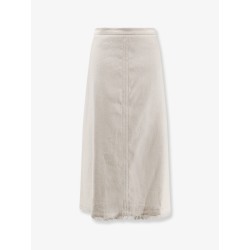 Smmfiocchi linen and cotton skirt