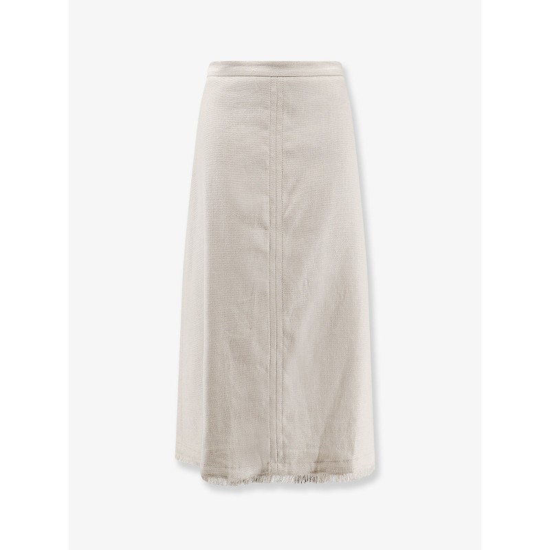 Smmfiocchi linen and cotton skirt